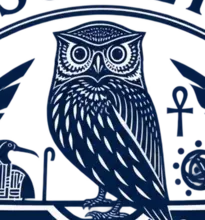 Owl detail from the Society of Thinkers seal